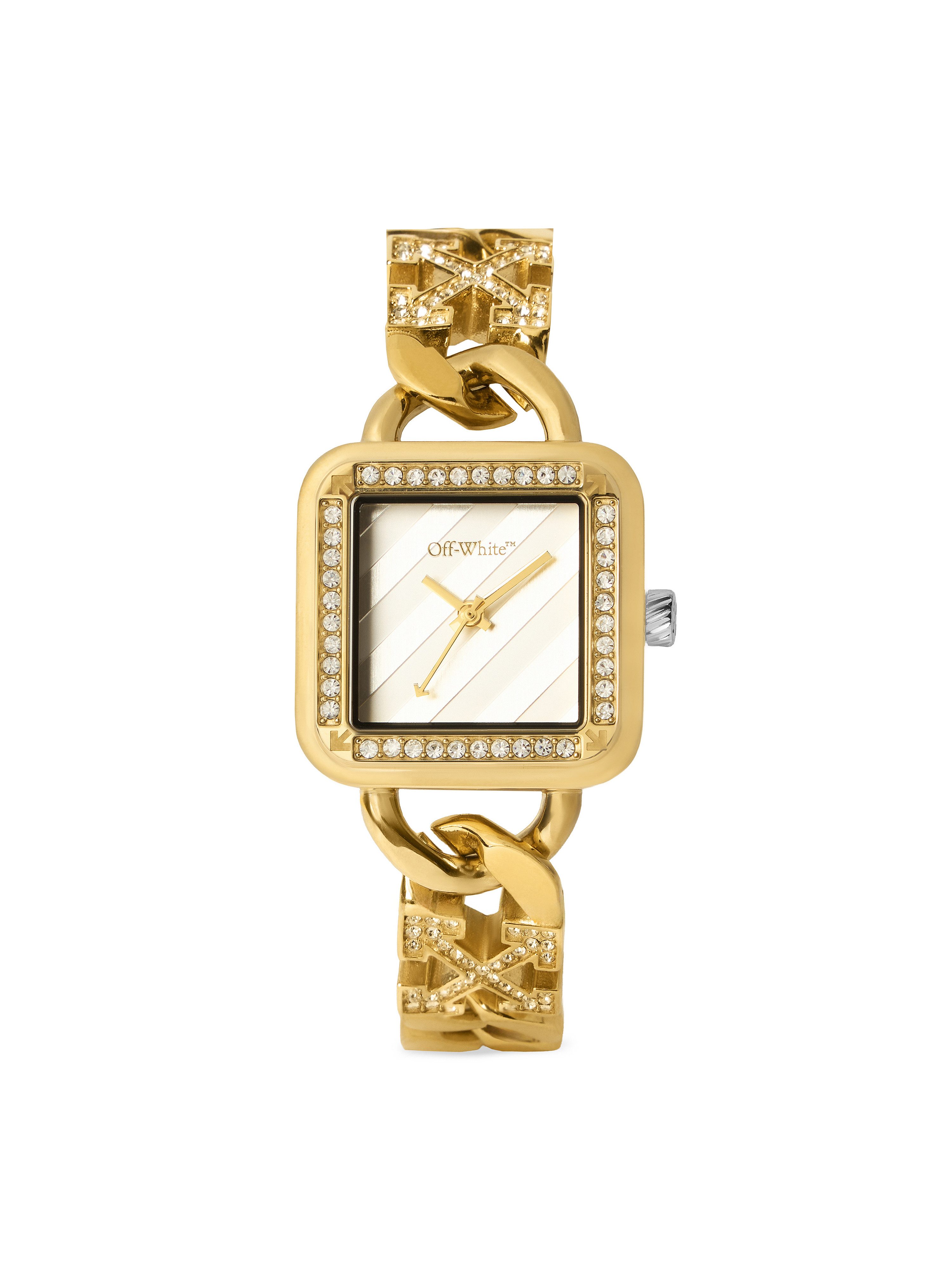 OFF-WHITE Quarzuhr STREET BLING OW1L033M0035, Armbanduhr, Damenuhr, Edelstahlarmband, analog
