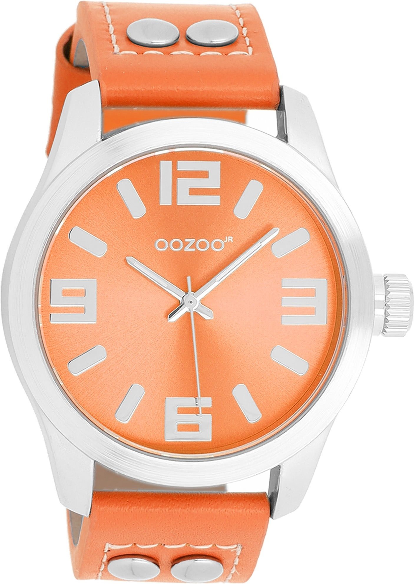 OOZOO Quarzuhr Oozoo Damen Armbanduhr JR Analog Metall, (Analoguhr), Damenuhr rund, groß (ca. 40mm) Metallarmband, Casual-Style
