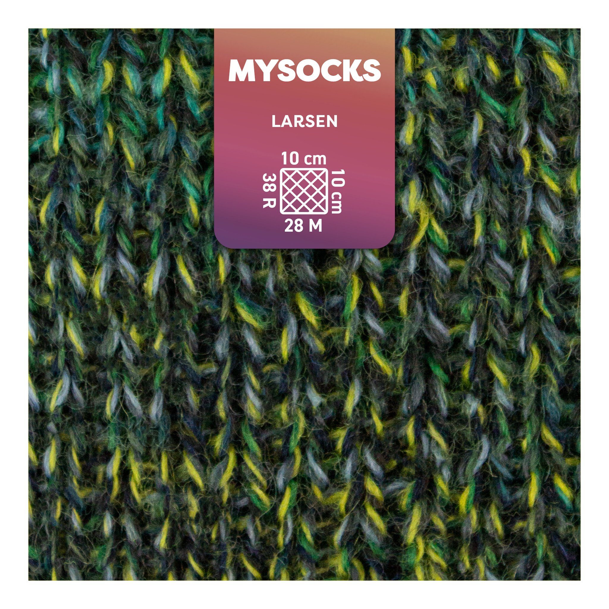 Thumbnail - myboshi mysocks Sockenwolle, 4-fädig, mit Label Häkelwolle, 420 m (6-St., Sockenwolle mit Label 4-fädig), Farbverlauf