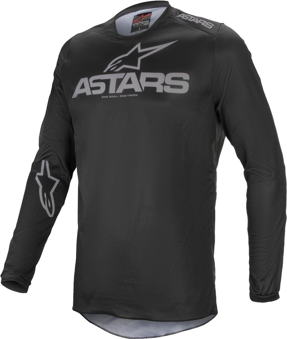 Alpinestars Motocross-Shirt Fluid Graphite Motocross Jersey absorbierend