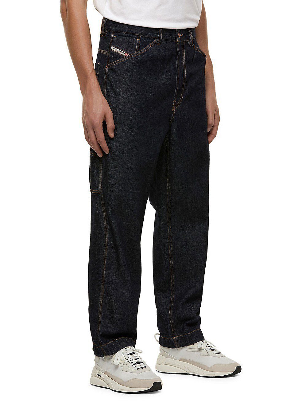 Diesel Loose-fit-Jeans Relaxed Straight -D-FRANKY 009HP