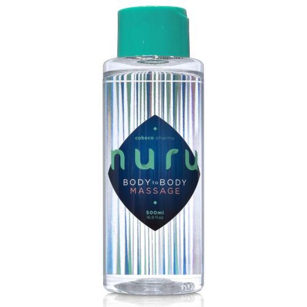 Cobeco Pharma Gleit- und Massagegel Nuru Body2Body, Flasche mit 500ml, geschmeidiges Massagegel für den ganzen Körper