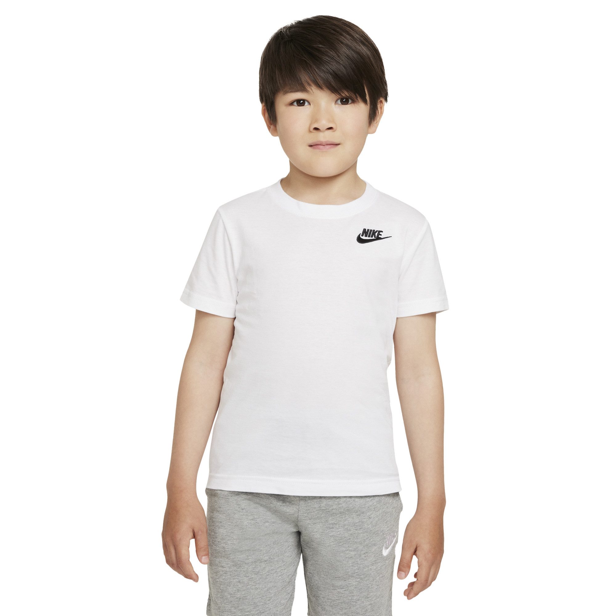 Nike Sportswear T-Shirt NKN NSW EMBROID FUTURA TEE für Kinder, mit Rundhalsausschnitt, Kurzarm, ohne Verschluss