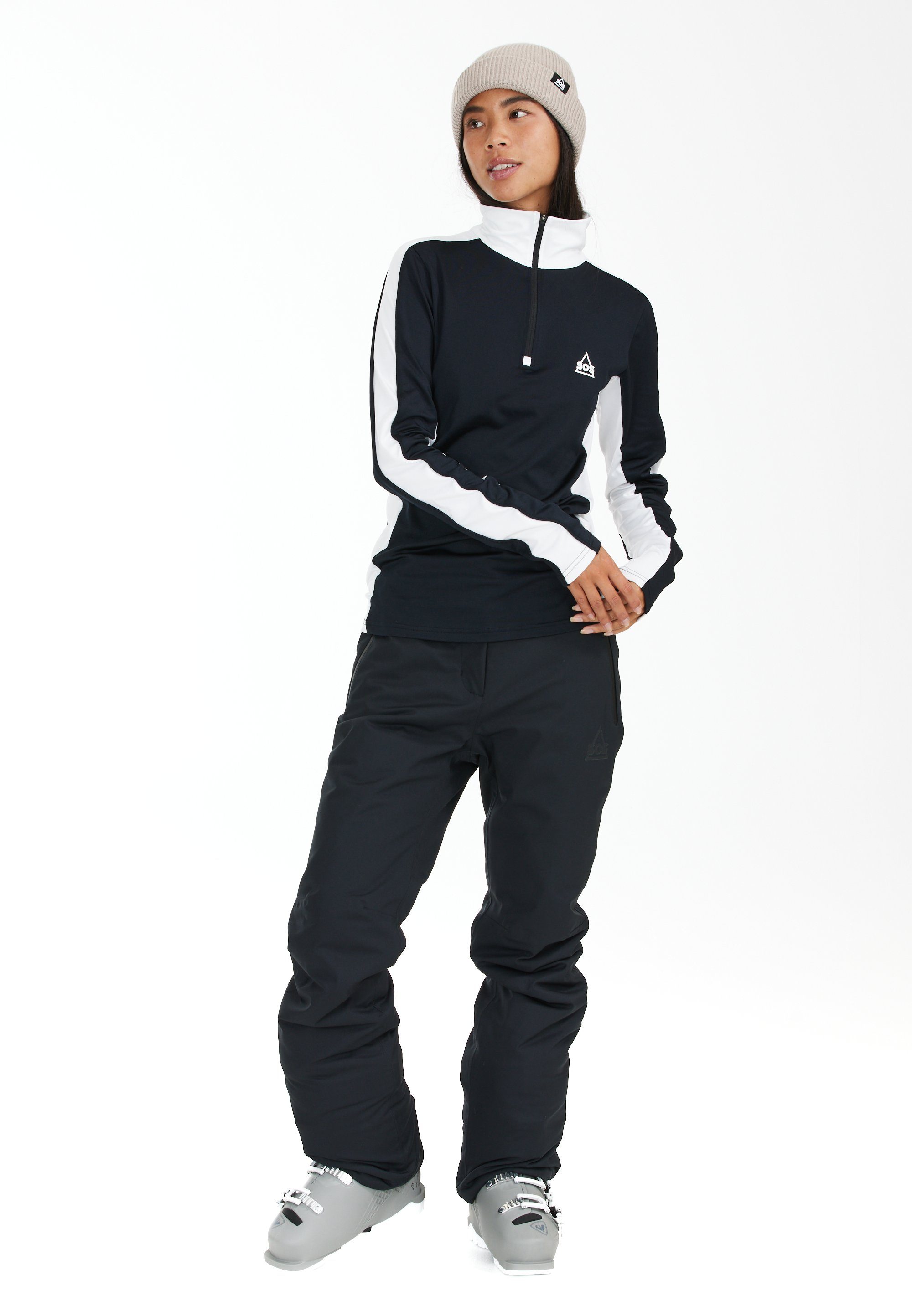 SOS Strickpullover Åre mit praktischem Halbreißverschluss günstig online kaufen