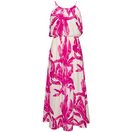LASCANA Maxikleid mit Alloverprint und Knopfleiste hinten, aus gewebter Viskose luftiges Sommerkleid, elegantes Webkleid, casual