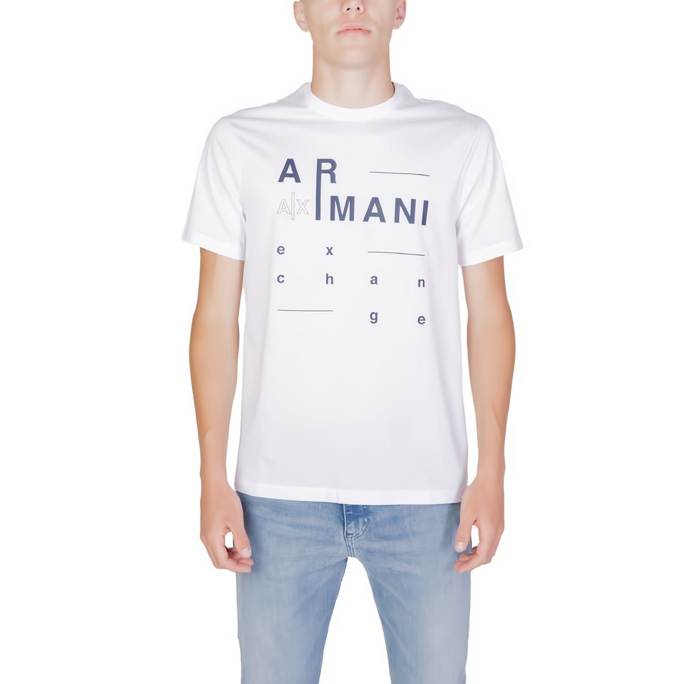 kurzarm, ein EXCHANGE Ihre Rundhals, für Kleidungskollektion! ARMANI T-Shirt Must-Have
