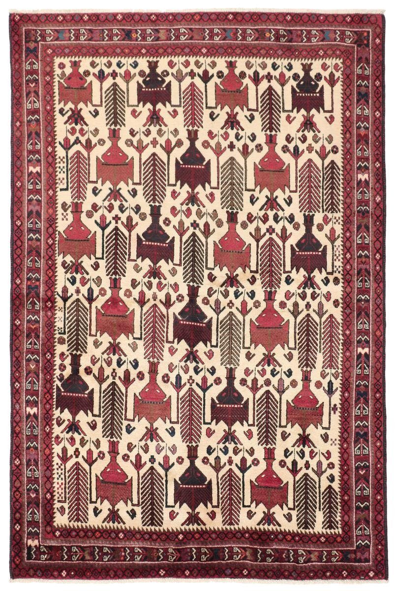 Orientteppich Afshar 159x239 Handgeknüpfter Orientteppich / Perserteppich, Nain Trading, rechteckig, Höhe: 10 mm