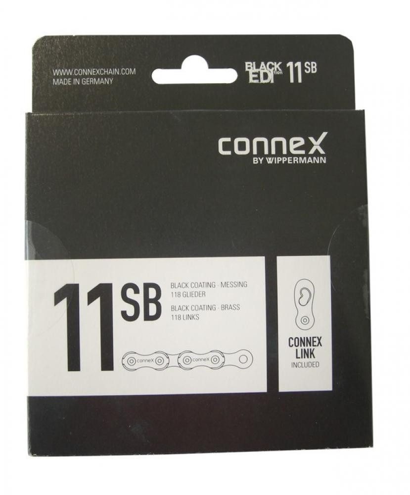 Connex Fahrradkette Connex Wippermann Schaltungskette 11SB 1/2Z x 11/128Z 118 Glieder 5,6