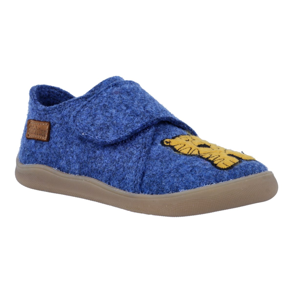 Richter Fun (Felt) Barfußschuh Hausschuh mit Tigermotiv, Größenschablone zum Download