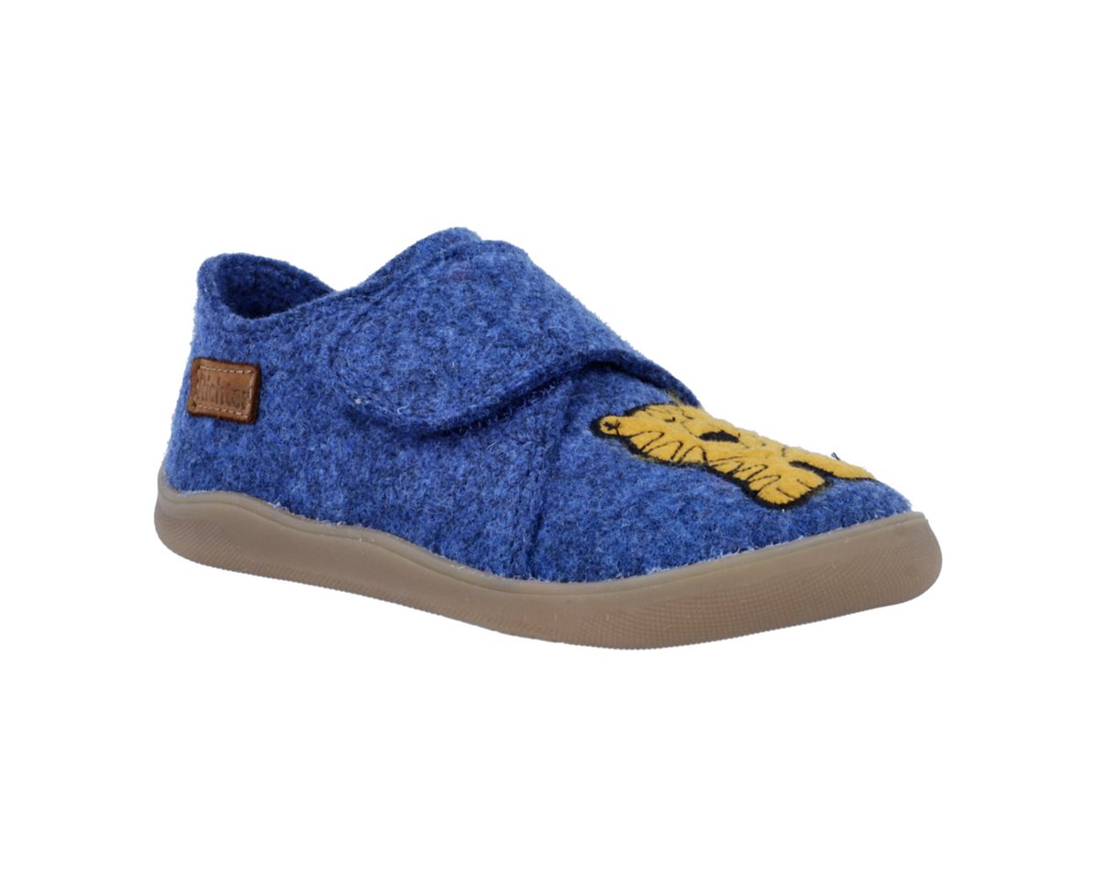 Richter Fun (Felt) Barfußschuh Hausschuh mit Tigermotiv, Größenschablone zum Download