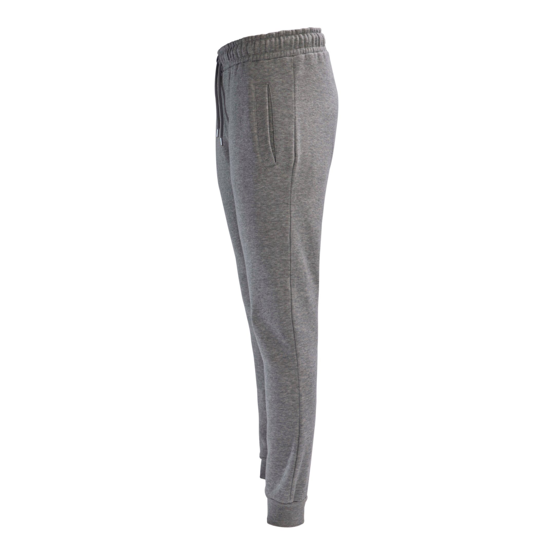 Jogginghose Jogginghose mit Bündchen, Basic Unisex Jogger aus Baumwolle & Polyester, Ideal als Freizeithose, Trainingshose, Sporthose