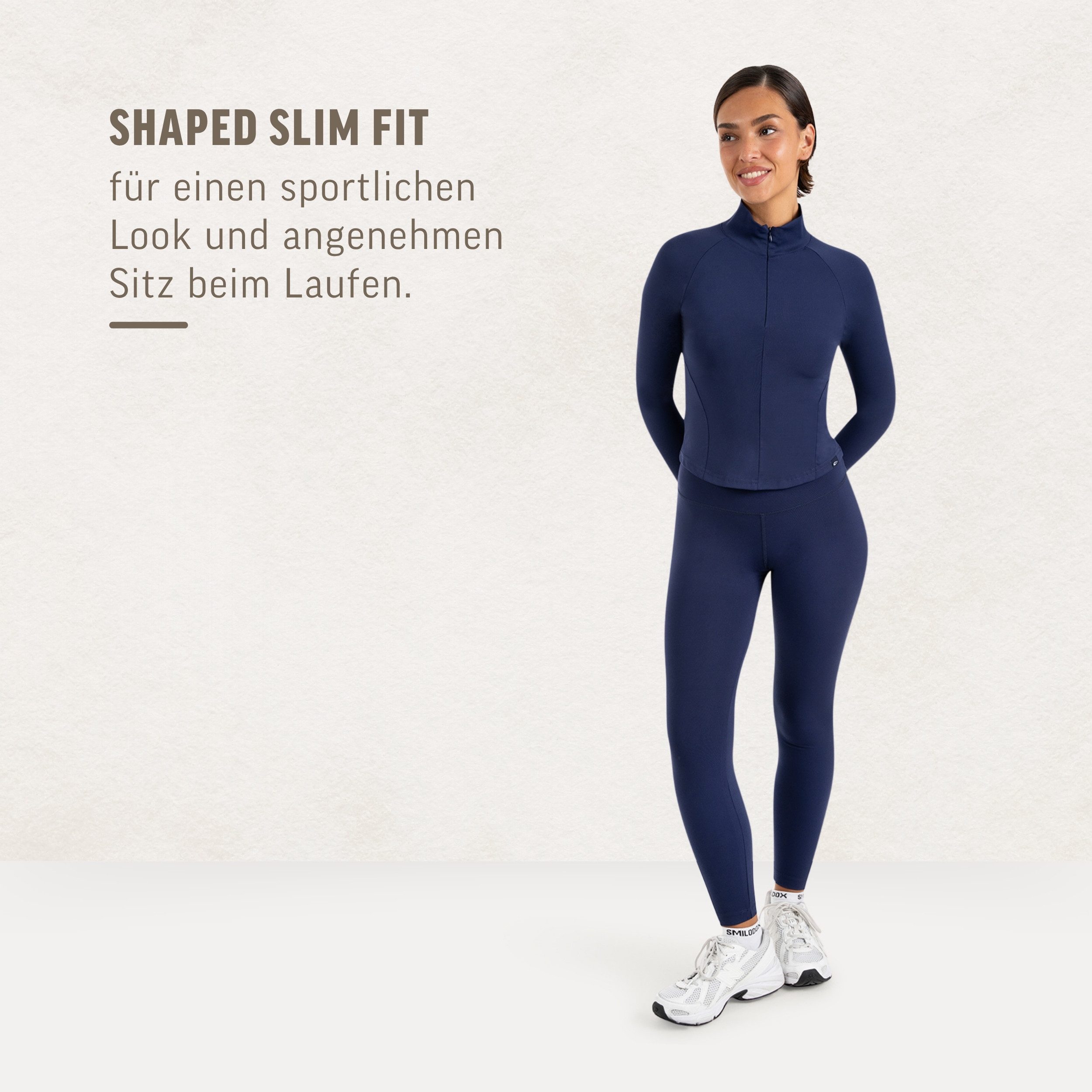 Smilodox Outdoorjacke Nuvolis Trainingsjacke Damen, atmungsaktive Jacke für Gym & Freizeit Slim Fit, Stehkragen, elastisch, sportlich, funktional