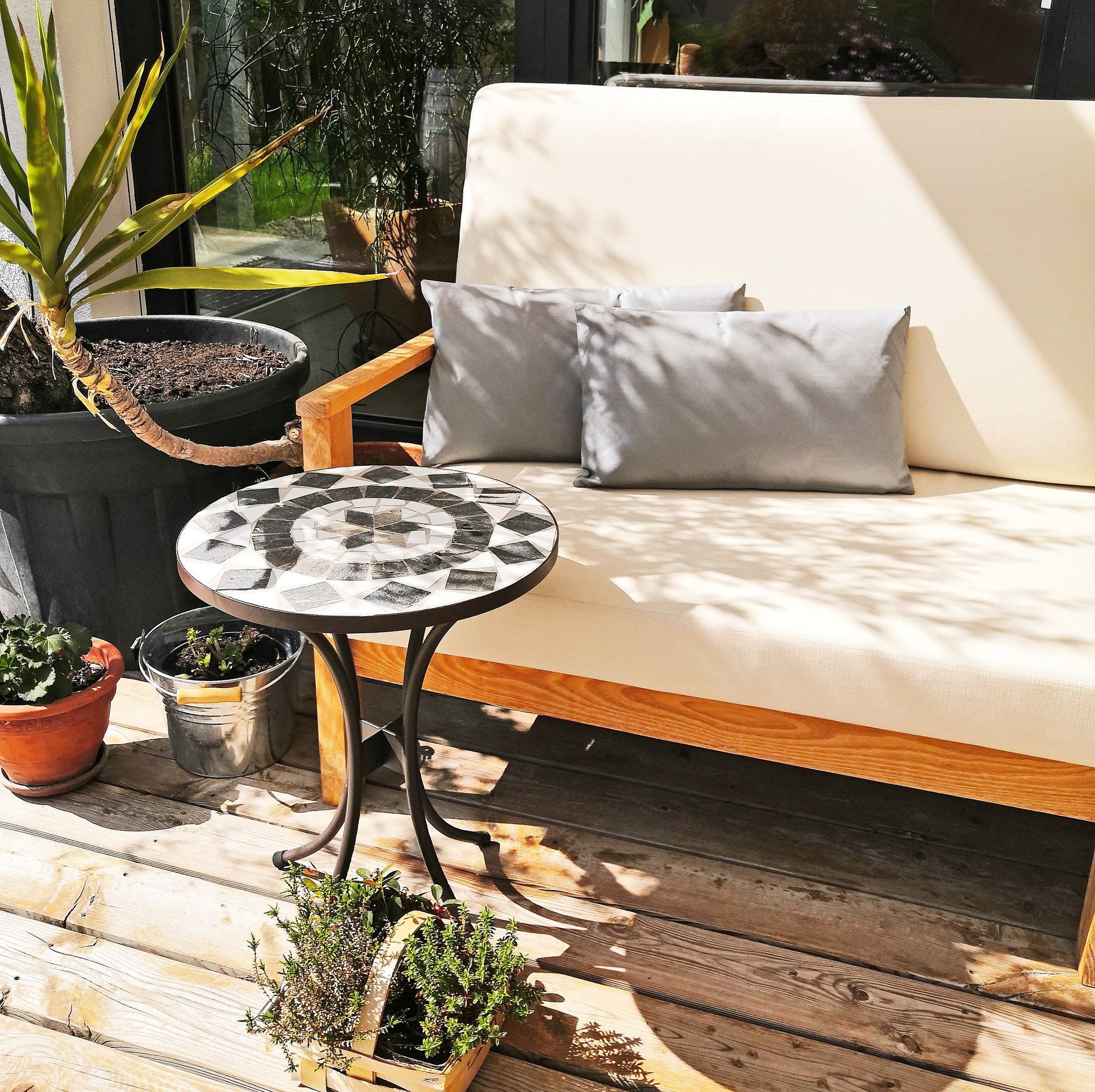 JACK Dekokissen JACK Outdoor Lounge Kissen 30x50cm Dekokissen inkl. Füllung Wasserfest, mit Lotus-Effekt, Robust, Strapazierfähig, für Innen & Außen