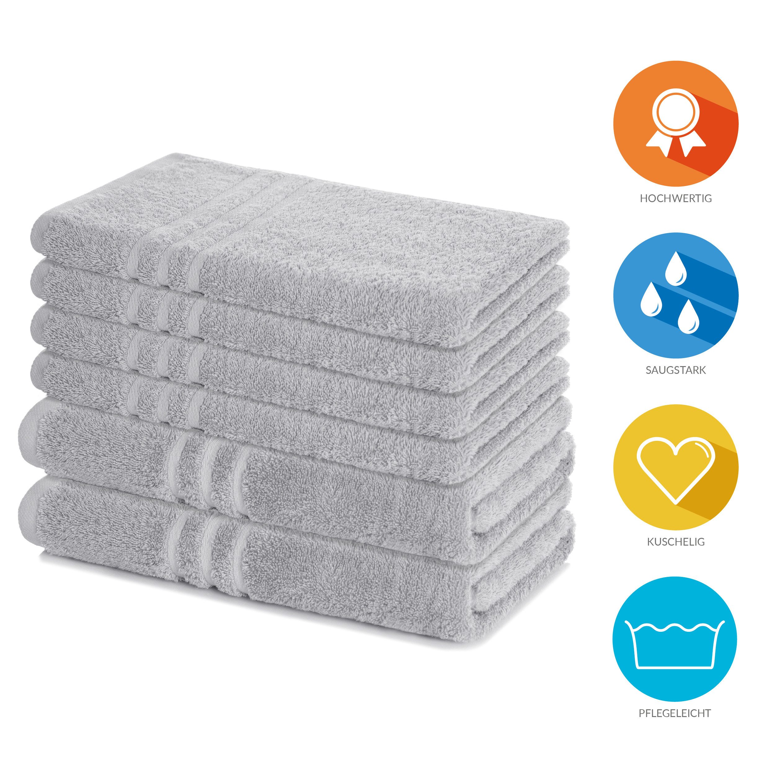 Lavea Handtuch Set Elena, Duschtücher, Handtücher, Gästetücher, Waschhandsc günstig online kaufen