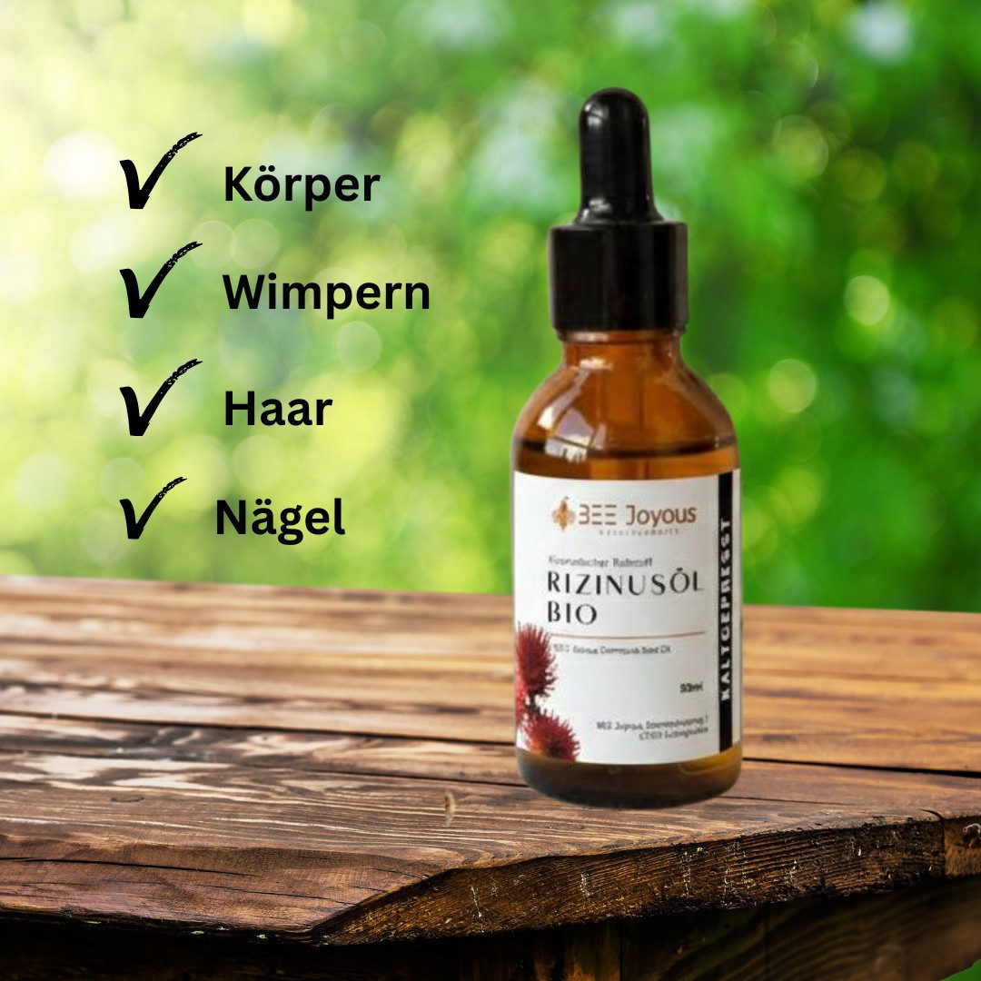 BEE Joyous Körperöl Bio Rizinusöl, kaltgepresst, 50ml, 1-tlg.