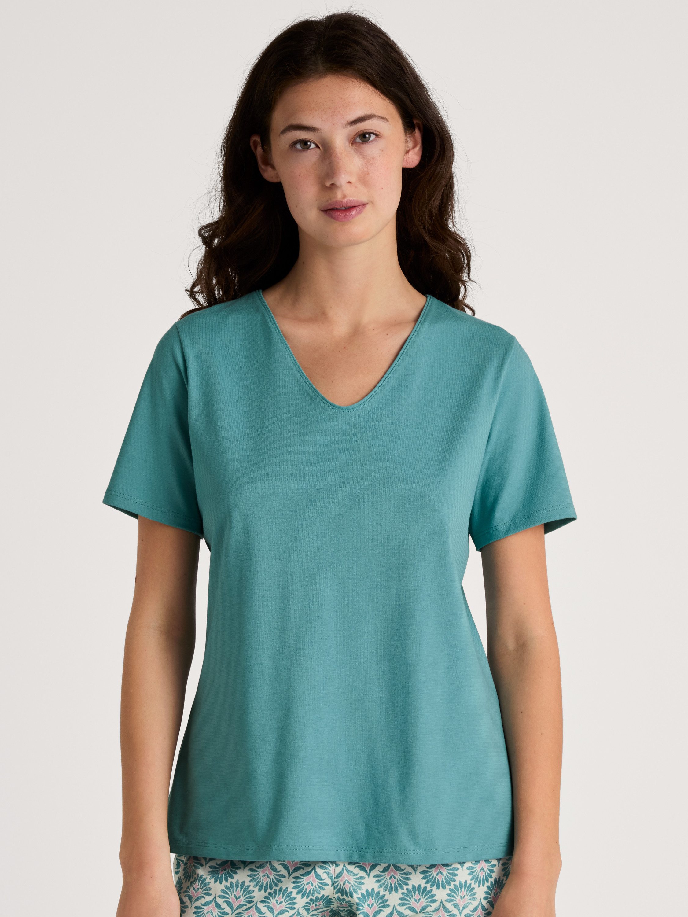 CALIDA Kurzarmshirt Favourites Botanic Damen (1-tlg) günstig online kaufen