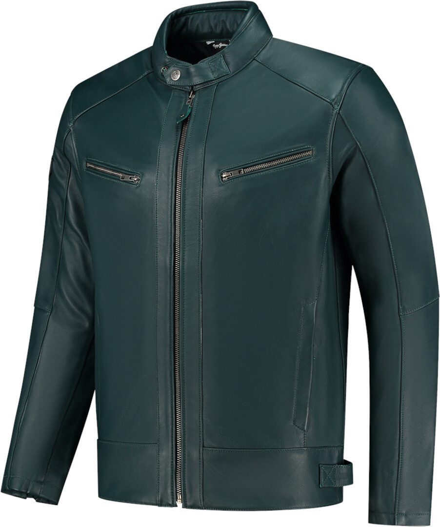 Rusty Stitches Motorradjacke Dorian Motorrad Lederjacke