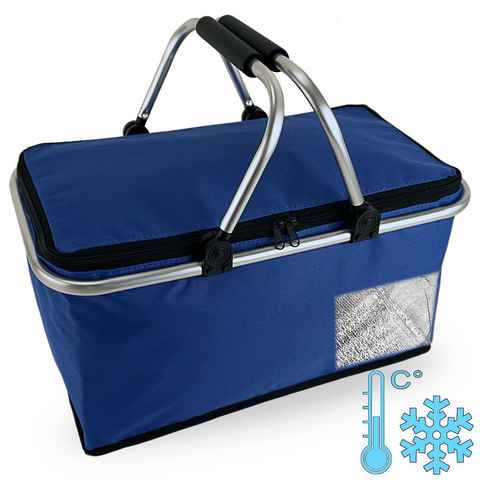 CEPEWA Einkaufskorb Einkaufskorb FrozenBAG mit Kühlfunktion in blau