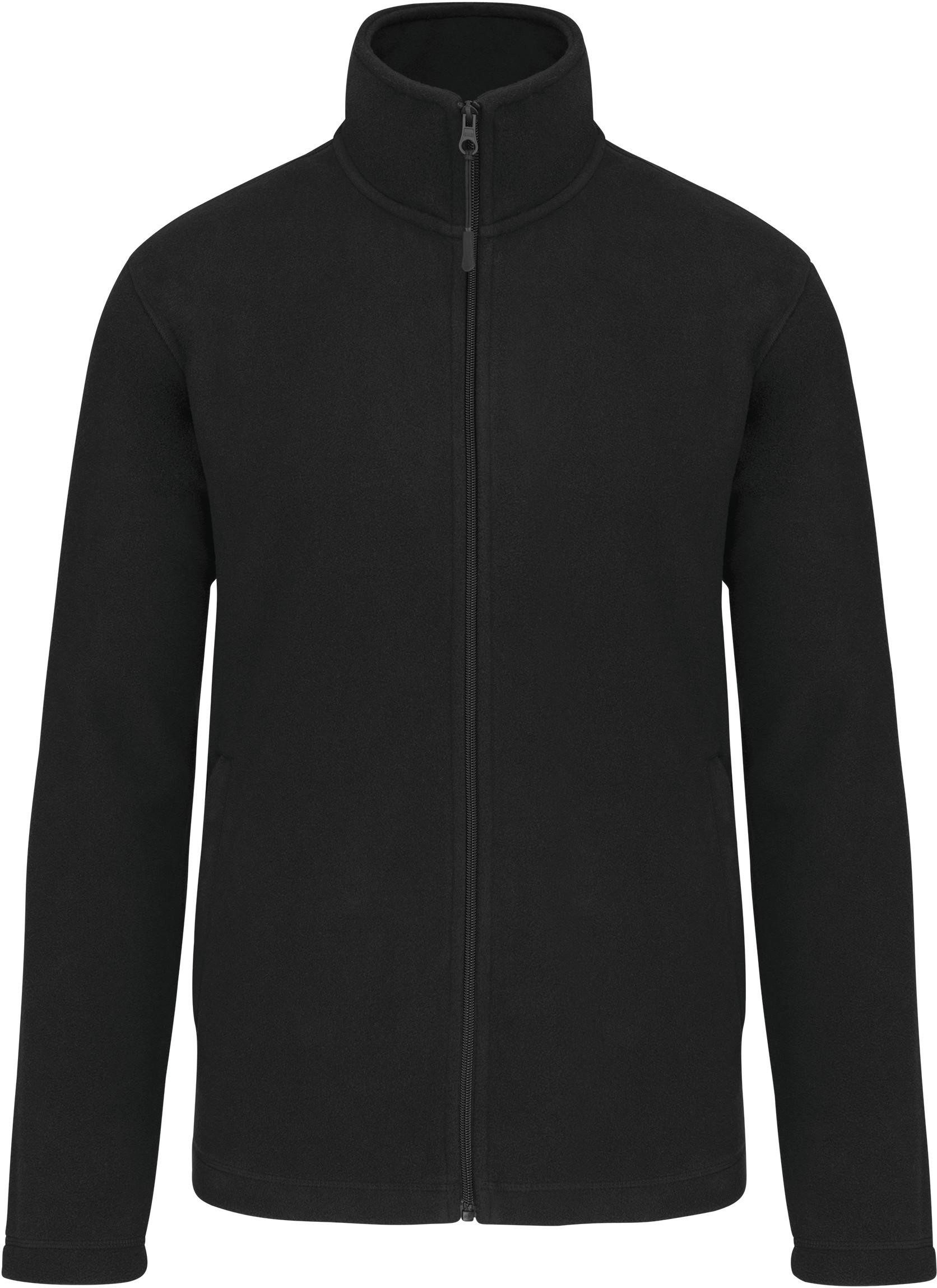 Fleecejacke Unisex Mikrofleece-Jacke durchgehender Reißverschluss