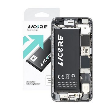 Licore Akku Ersatz kompatibel mit iPhone Li-lon Austausch Batterie Smartphone-Akku