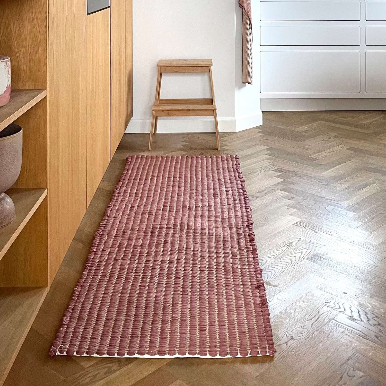 rose Teppich Teppichläufer Walnut ELVANG 60x150 cm,
