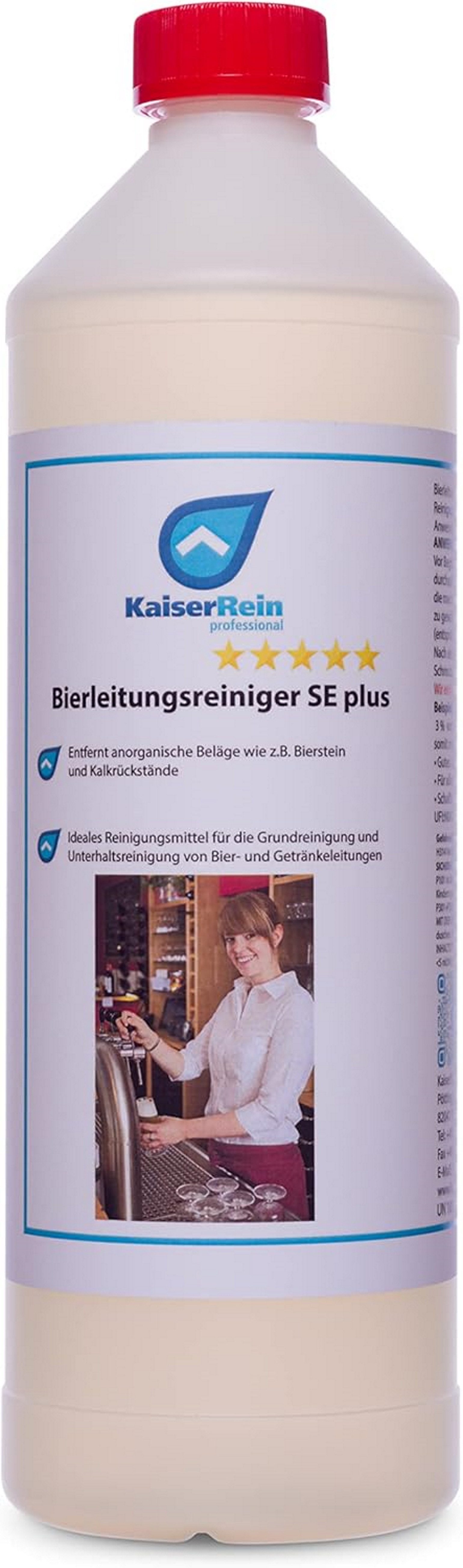 KaiserRein Bierleitungs- und Zapfanlagenreiniger SE Plus Reinigungskonzentrat (Entfernt Bierstein, für Schankanlagen geeignet)