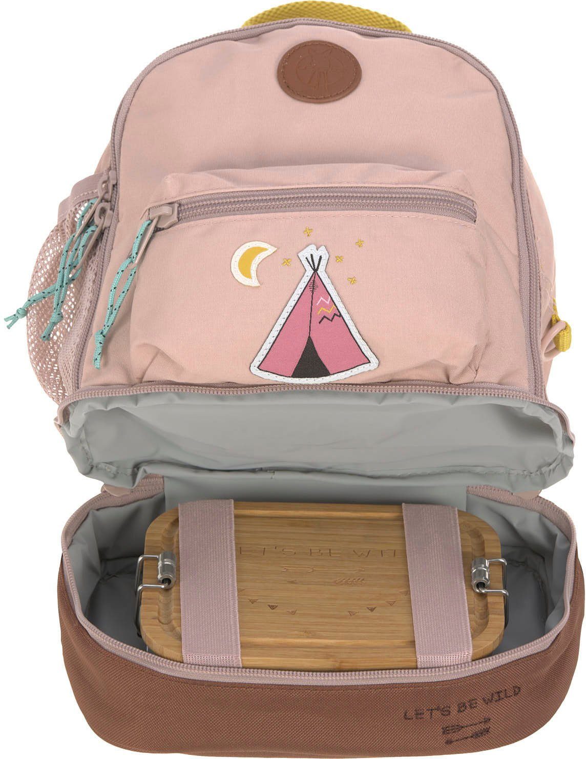 LÄSSIG Kinderrucksack Adventure, Tipi, Mini Backpack, PETA-approved vegan