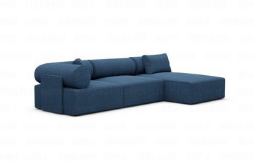 Sofa Dreams Ecksofa Polster Modern Stoff Ecksofa Couch Loungesofa Laguardia L Form kurz, Lounge-Sofa