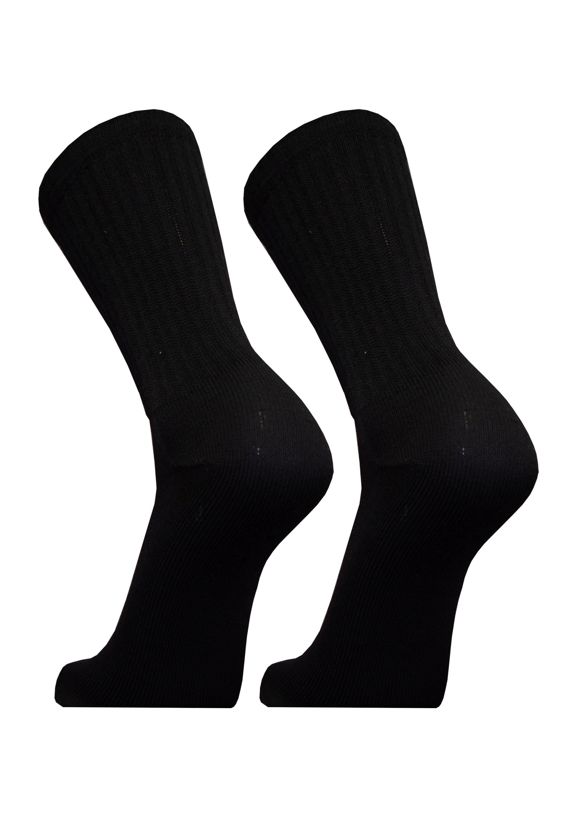 2er Socken SPORT atmungsaktiver in schwarz MERINO Qualität (2-Paar) UphillSport Pack
