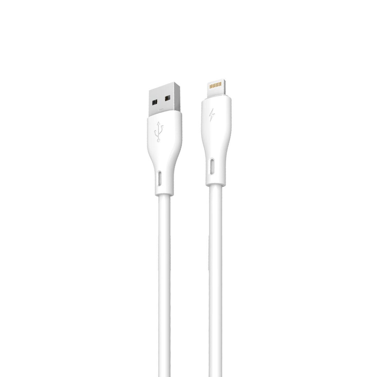 Dudao USB/Lightning Kabel 3A 2m – Weiß Smartphone-Kabel
