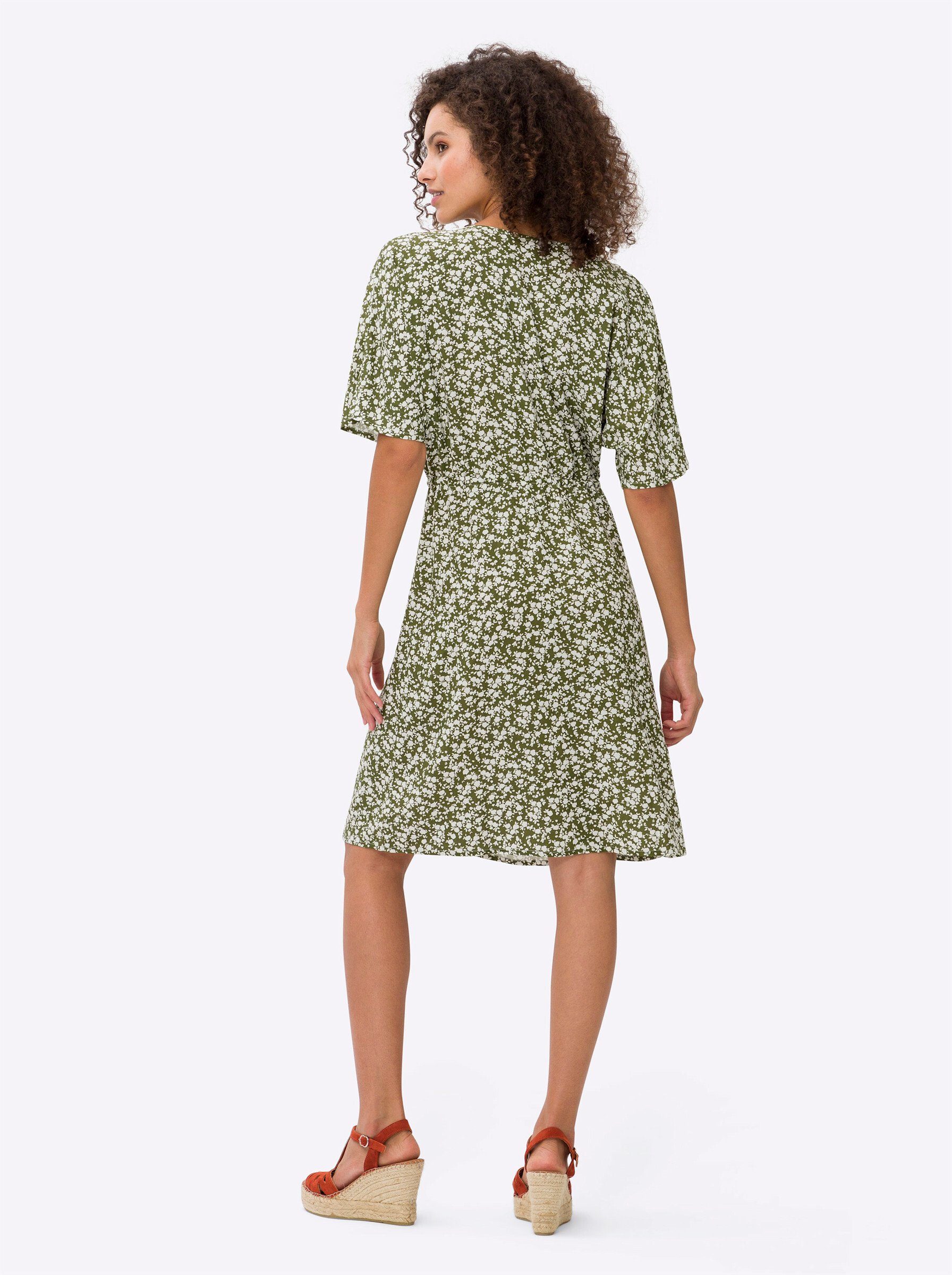 heine Etuikleid Druck-Kleid Kurzarm