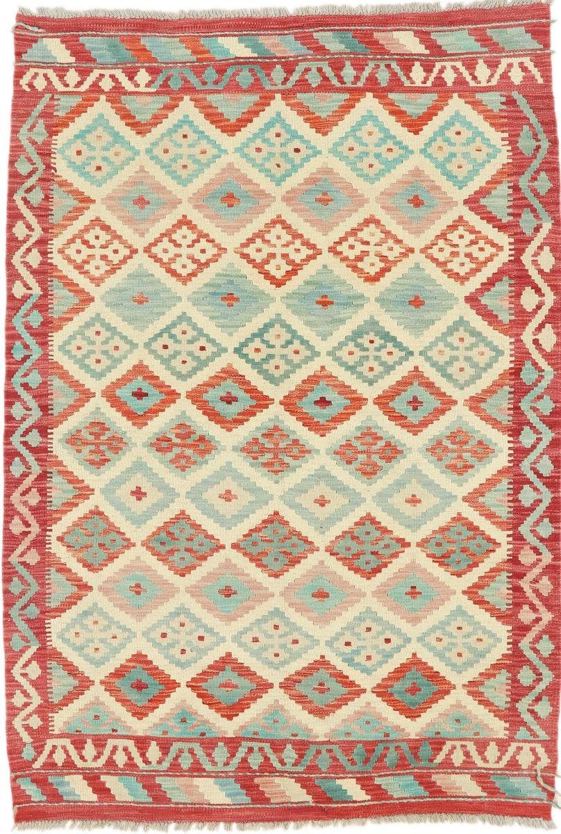 Orientteppich Kelim Afghan Heritage 124x178 Handgewebter Moderner Orientteppich, Nain Trading, rechteckig, Höhe: 3 mm