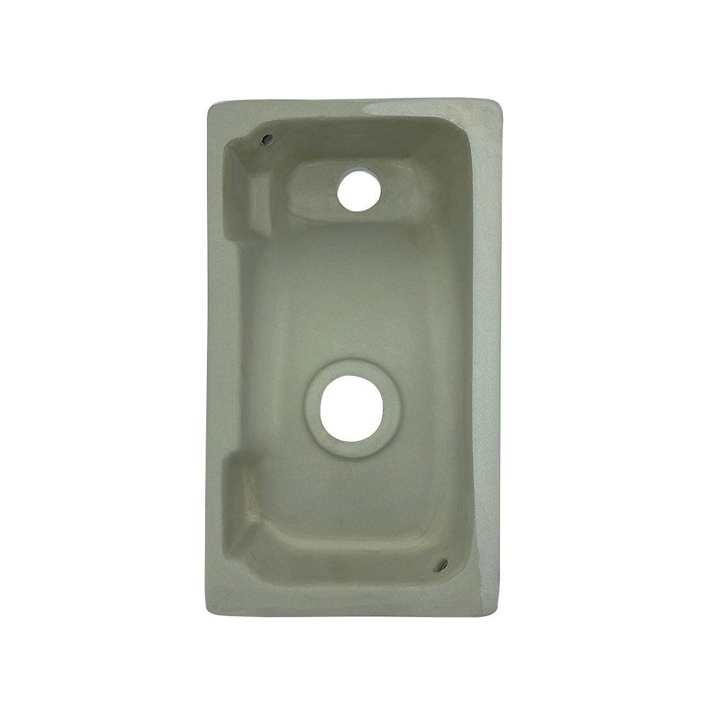 Aloni Waschbecken 421A-L (einzel, 1-St), Design Waschtisch Gästebad Kleines Washbecken Handwaschbecken