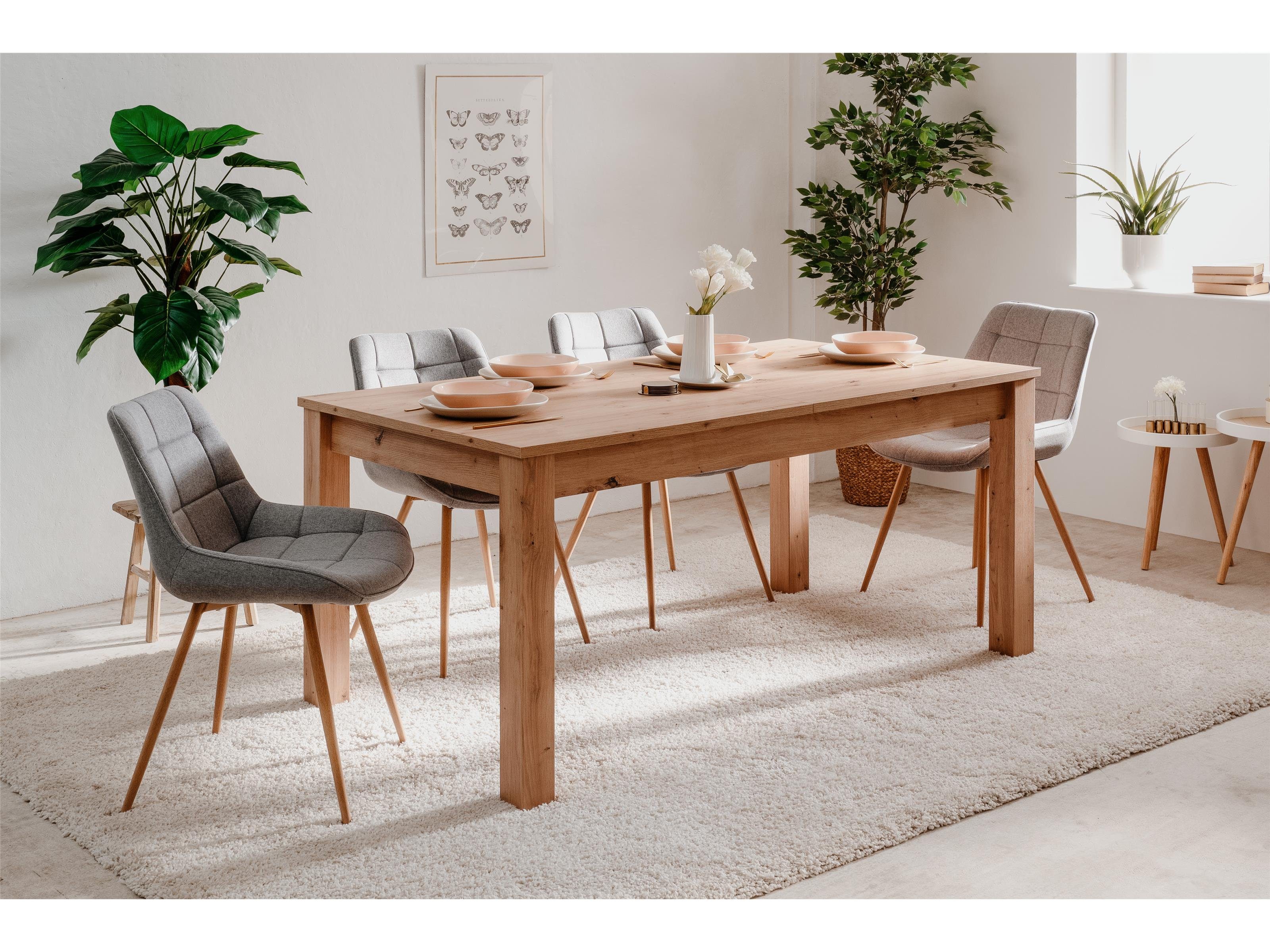 Finori Esstisch 160 x 75 x 90 cm (B/H/T)