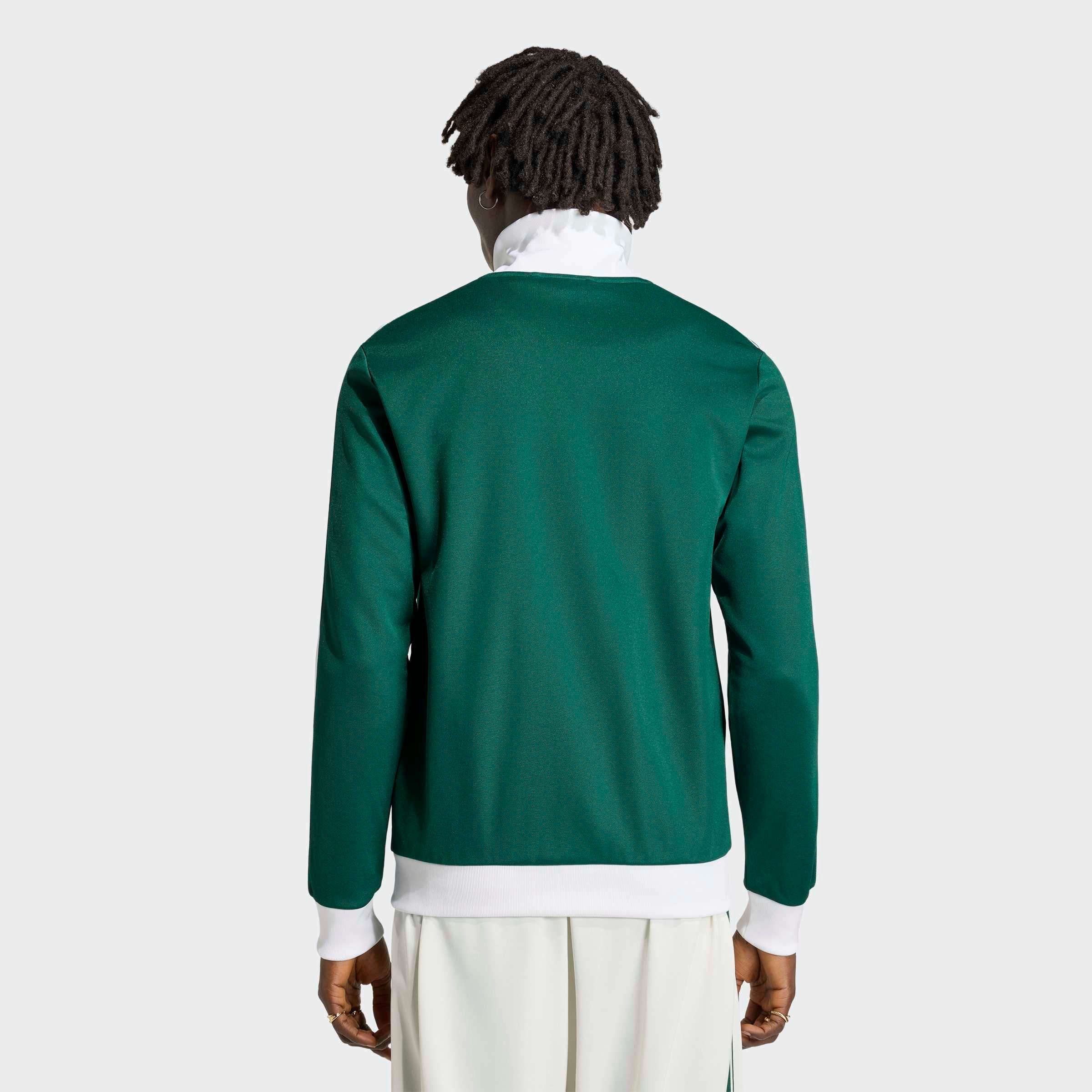 adidas Originals Trainingsjacke CLASSIC mit Rundhalsausschnitt, aus Baumwolle und Polyester, in normaler Länge