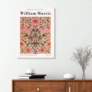 Posterlounge Forex-Bild William Morris, Lily & Pomegranate No. 83, Schlafzimmer Orientalisches Flair Grafikdesign