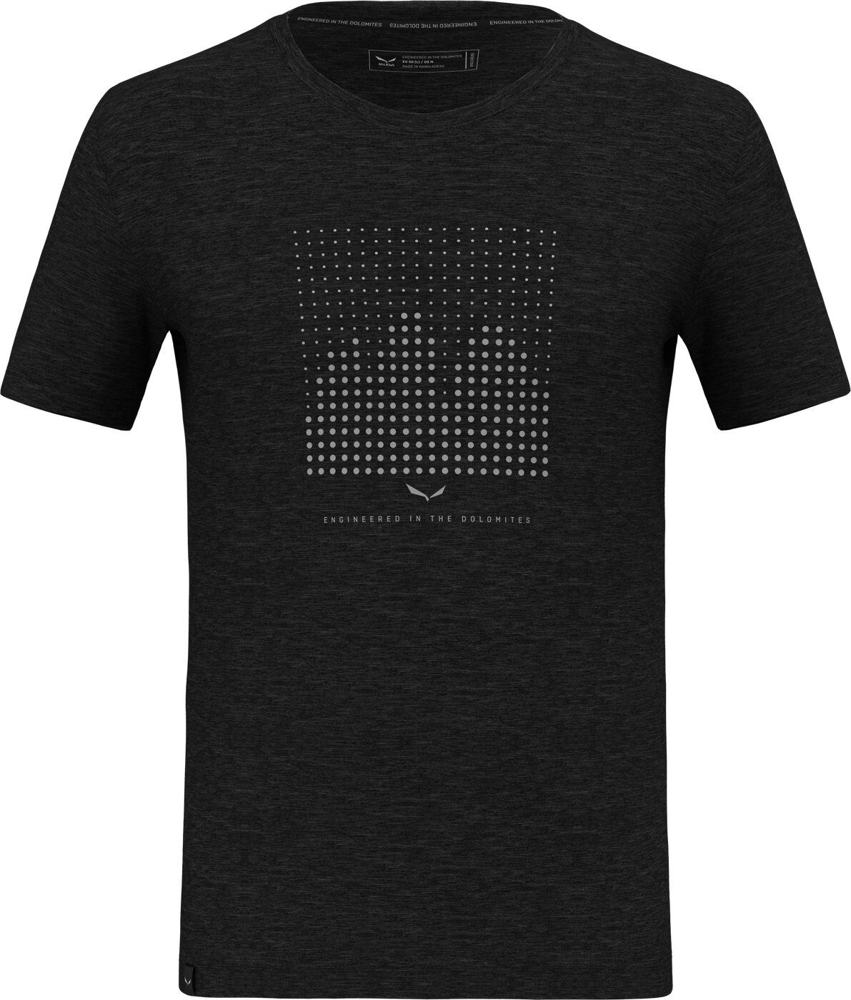 Salewa Funktionsshirt EAGLE DOTTED MTN AM T-SHIRT M BLACK OUT