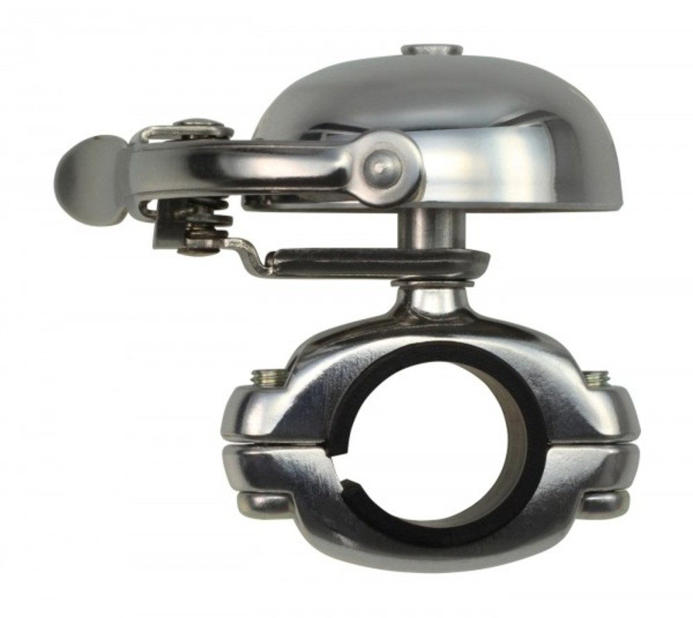 Fahrradklingel Mini Retro Suzu Polished Silver/Die Cast Mount