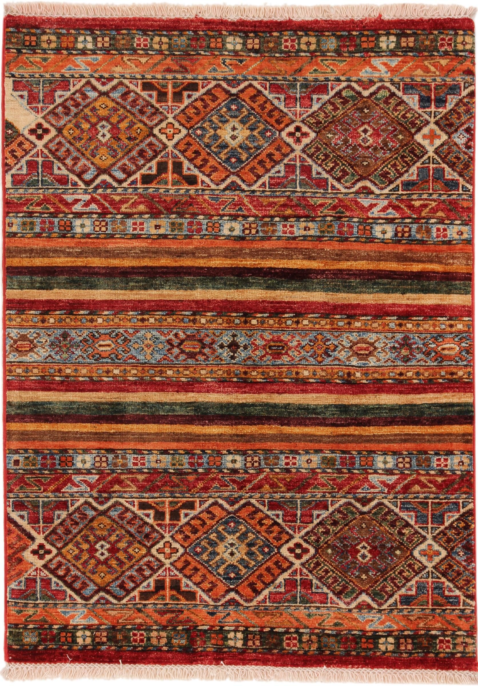 Orientteppich Arijana Shaal 86x116 Handgeknüpfter Orientteppich