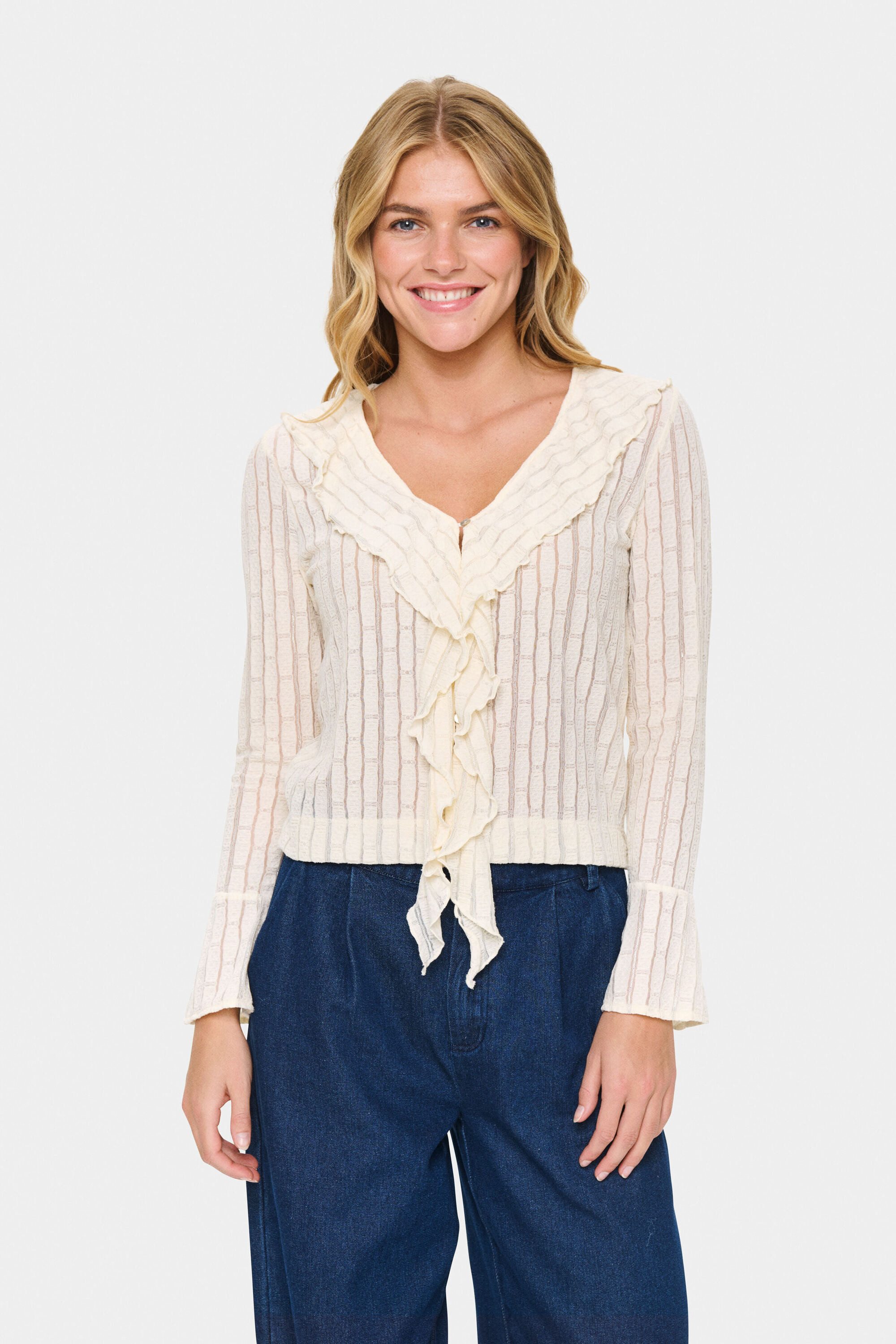 Saint Tropez Langarmbluse Langarm-Bluse MaevaSZ