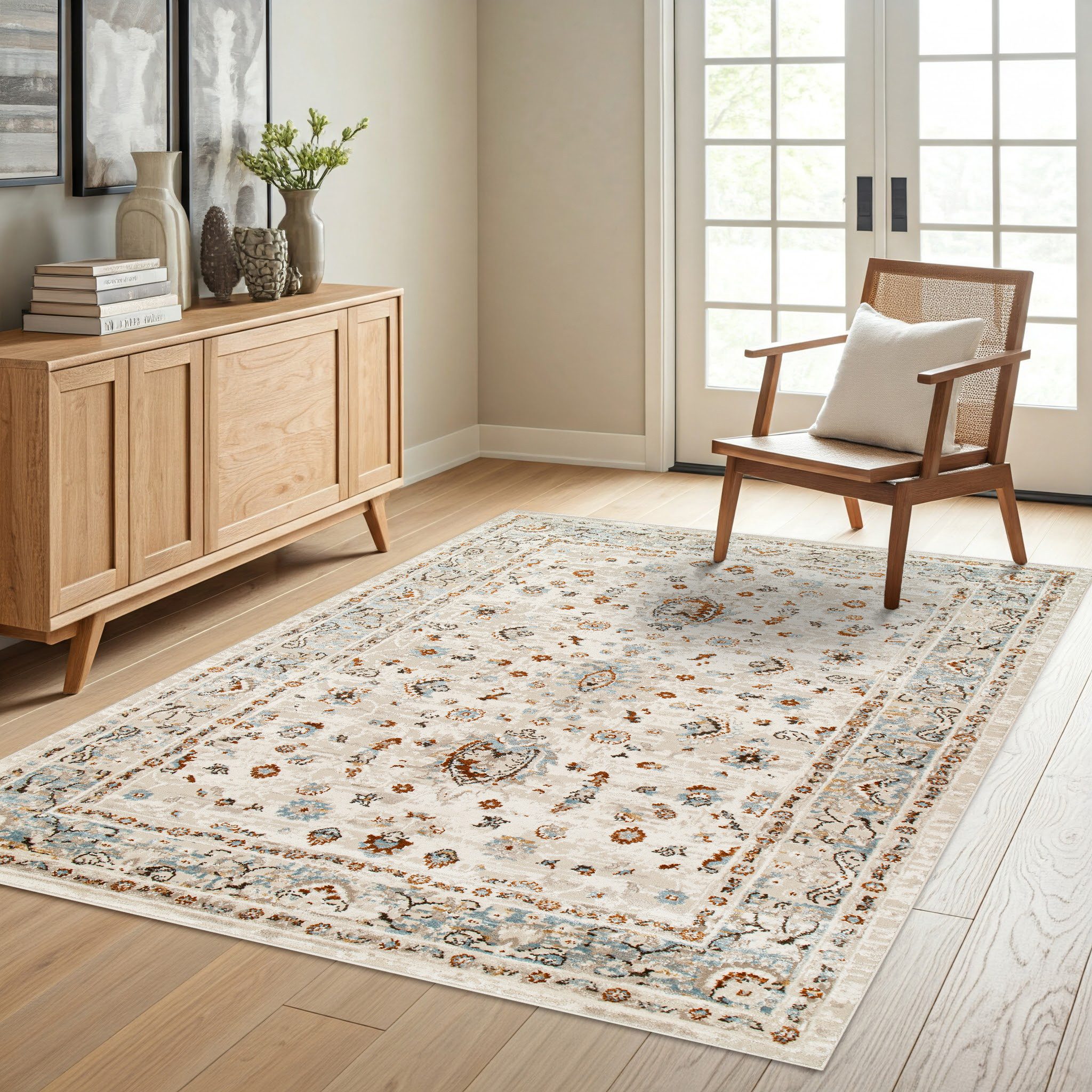 Tapiso Teppich RETRO, rechteckig, Höhe: 9 mm, Wohnzimmer, Schlafzimmer, Kur günstig online kaufen