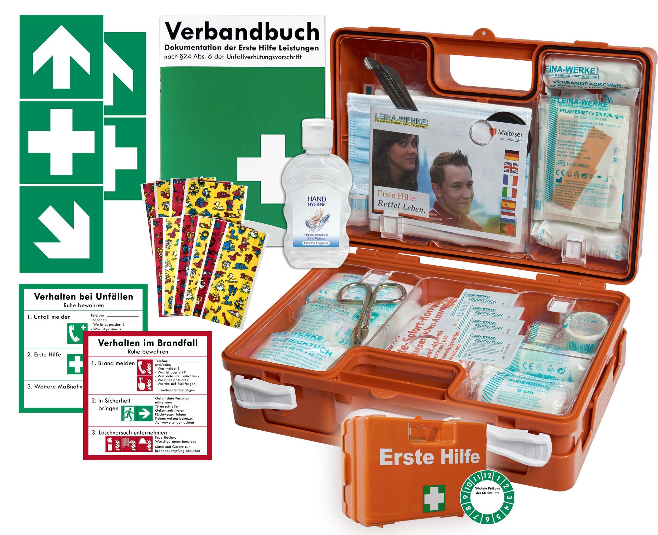 WM-Teamsport Erste-Hilfe-Koffer Erste-Hilfe-Koffer M1 KITA nach DIN/ EN 13157 + Aufkleber