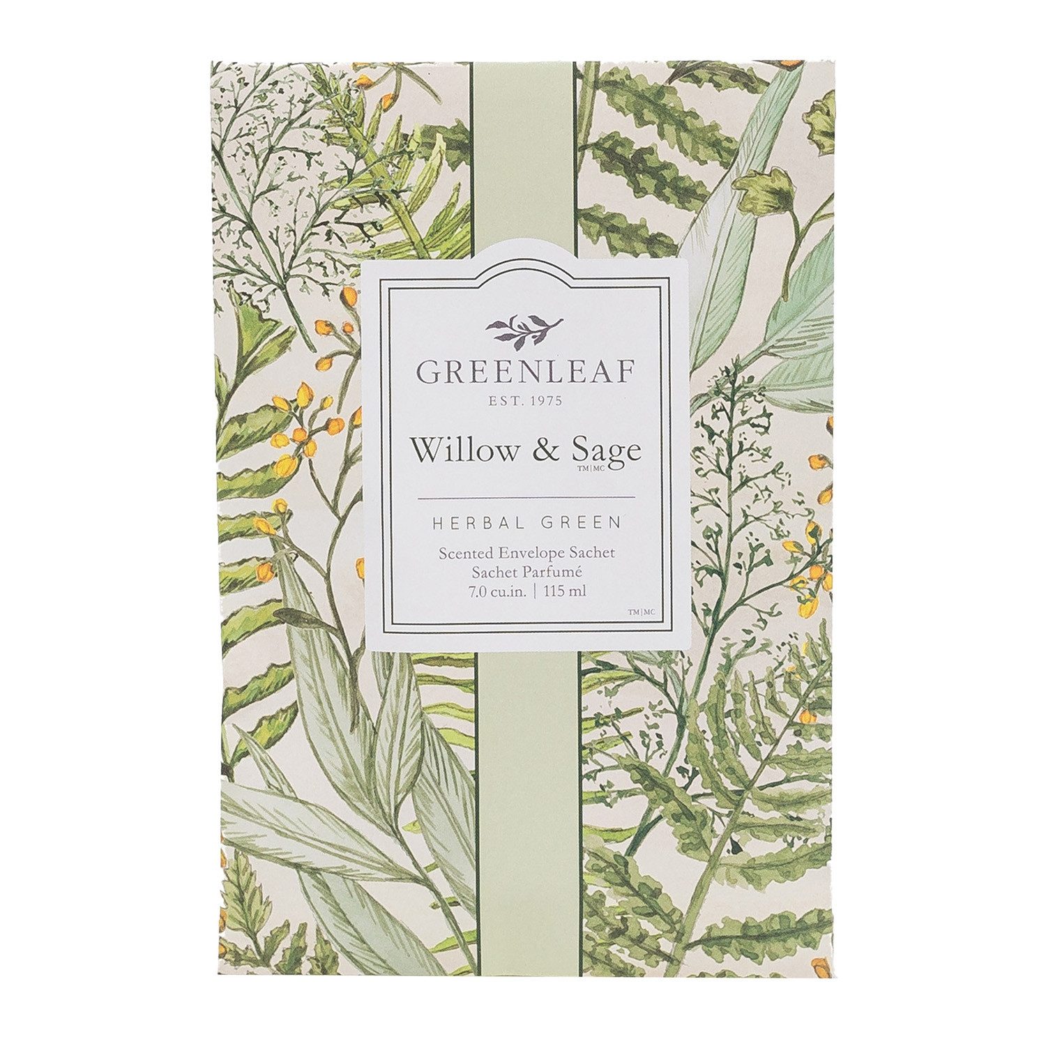 Greenleaf Anti-Geruchs-Säckchen Willow & Sage (1-St), Duft Sachets aus parfümierter Tonerde 115 ml