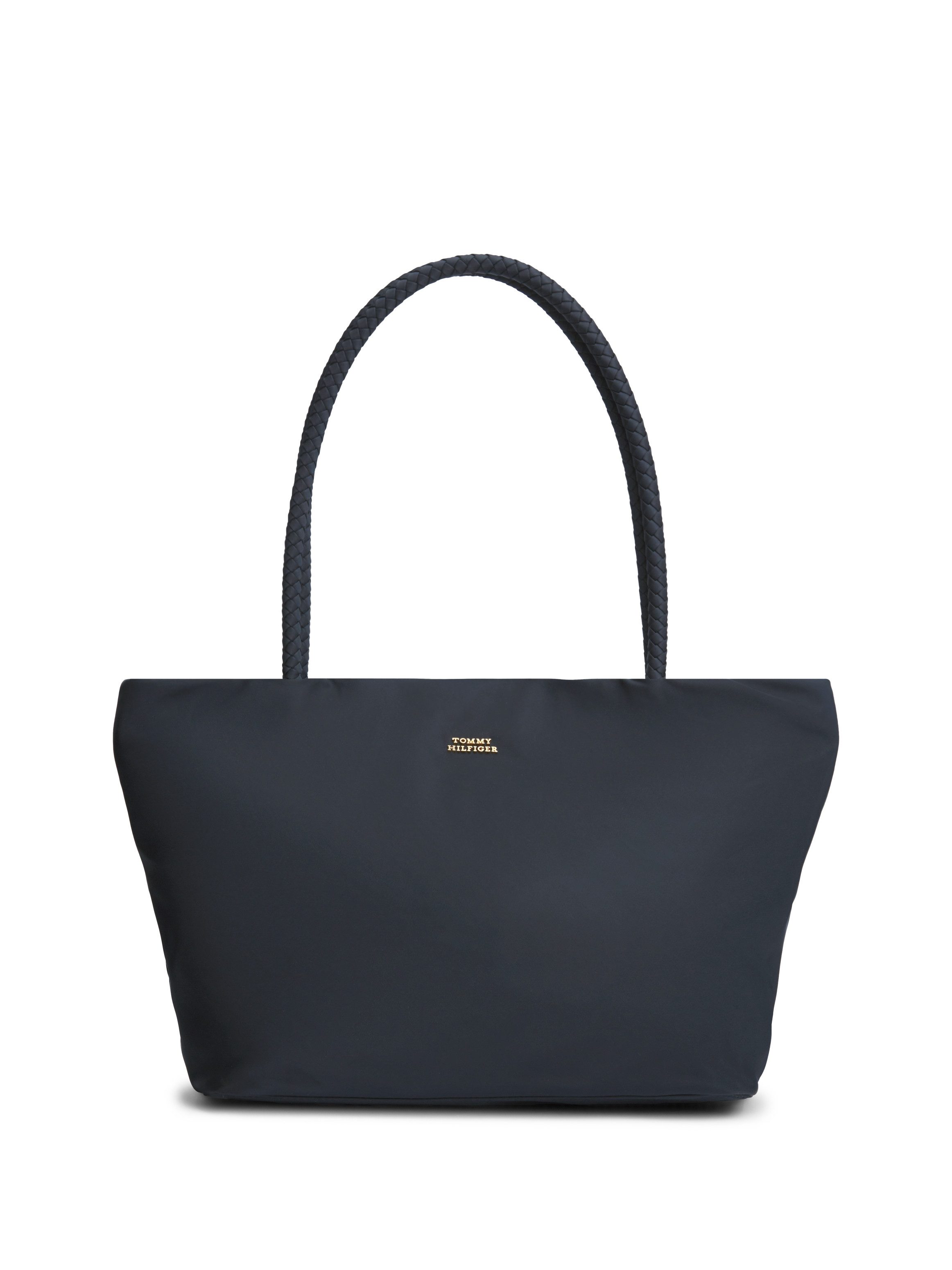 Tommy Hilfiger Tragetasche TH MARINA HOBO/TOTE NYLON, Damen Handtasche, Schultertasche mit doppeltem Tragegriff
