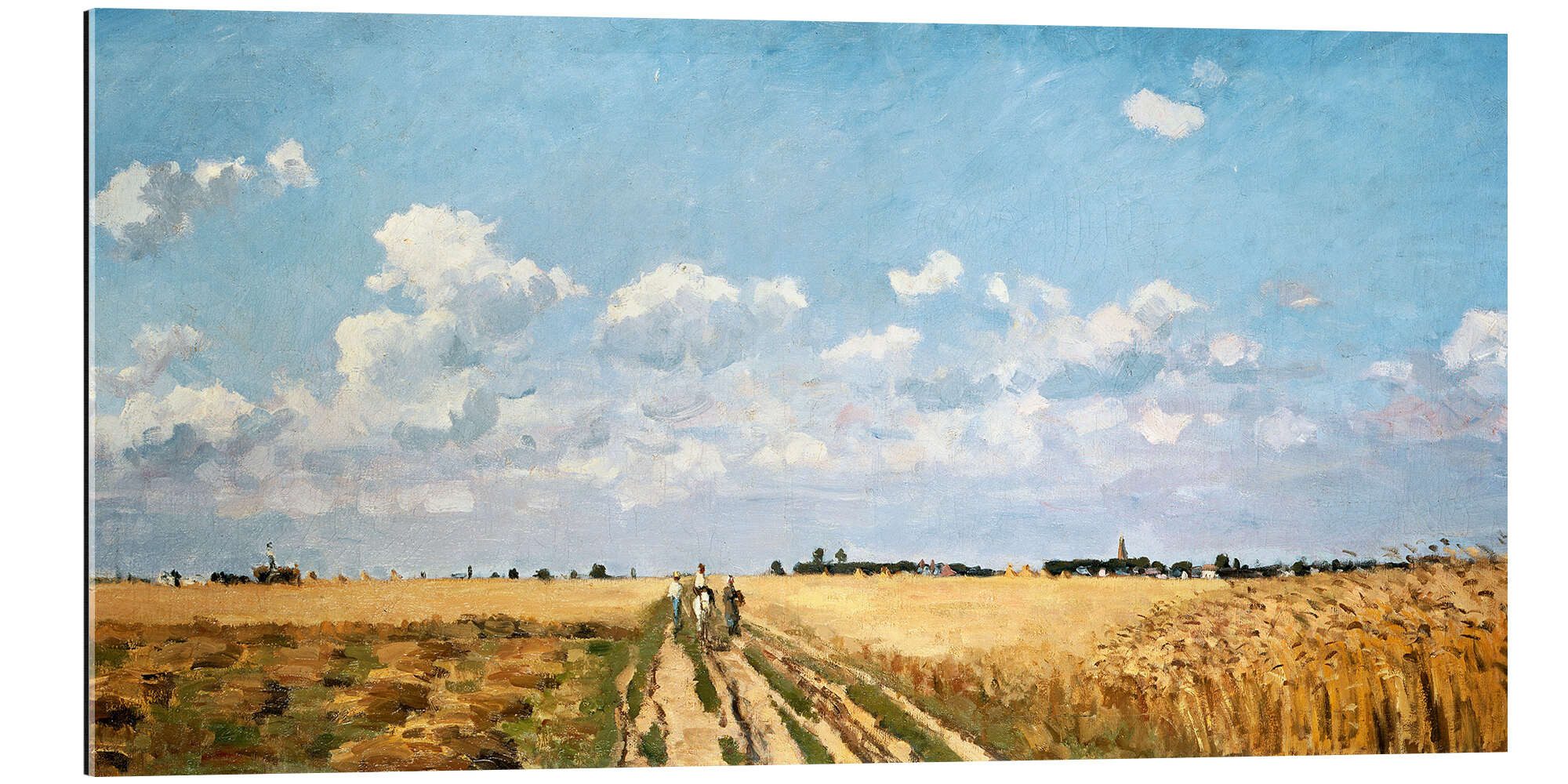 Posterlounge Wandbild Der Sommer des Jahres 1872, Camille Pissarro, erhältlich als Poster, Leinwandbild, Wandsticker oder Acrylglasbild