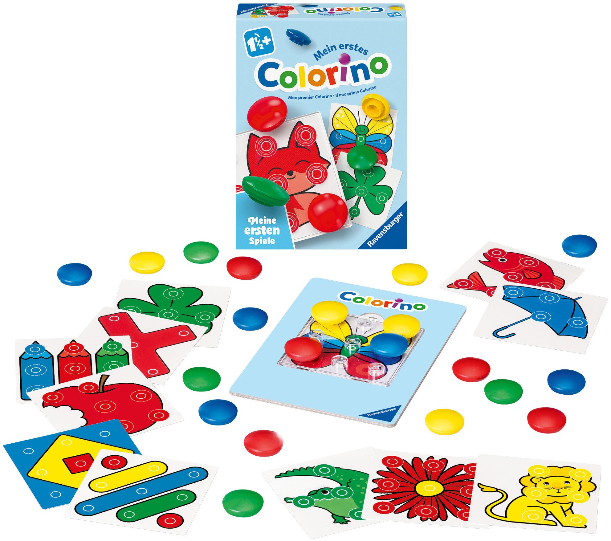 Ravensburger Spiel Mein erstes Colorino, Kinderspiel, Made in Europe