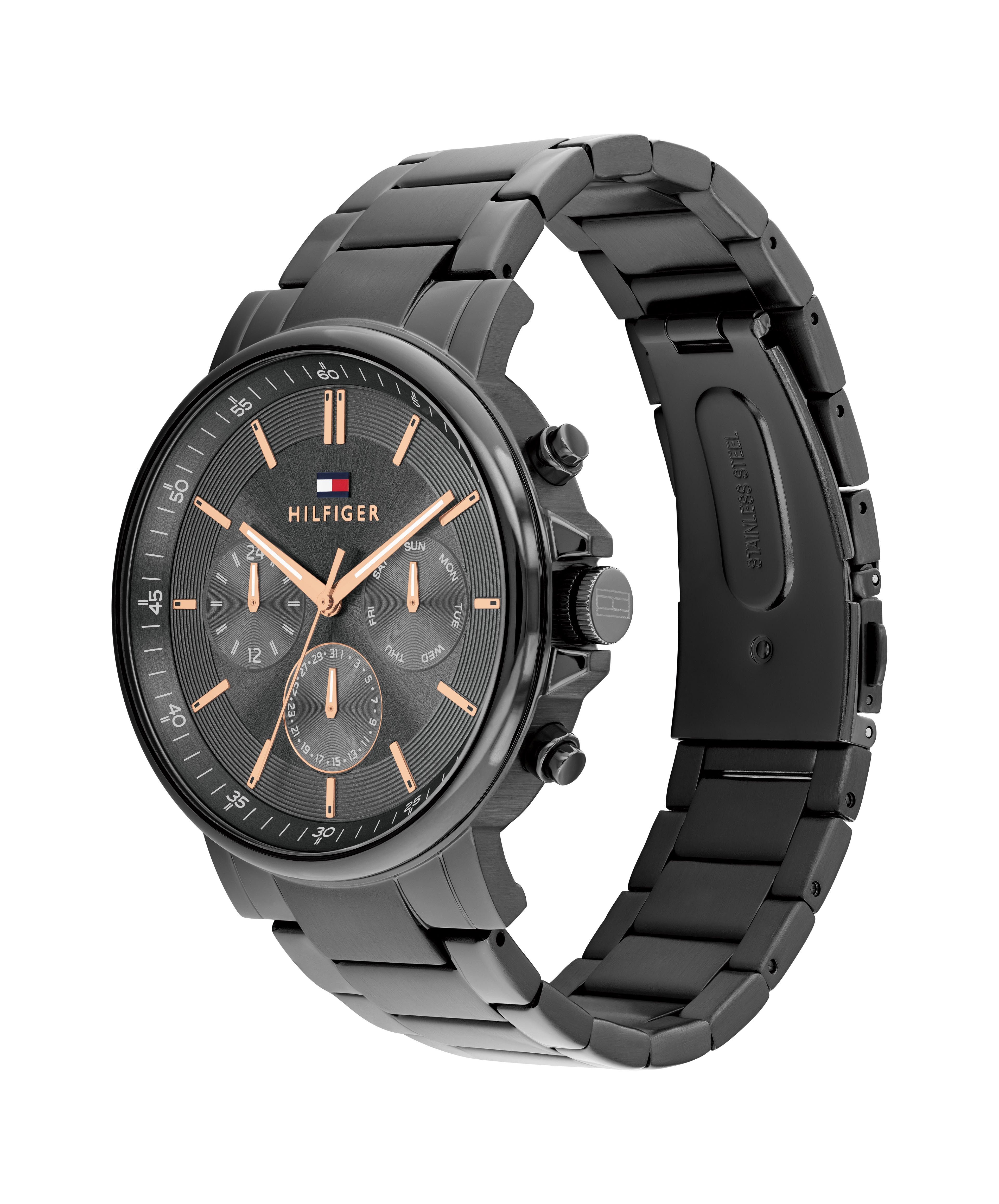 Tommy Hilfiger Multifunktionsuhr TYSON 1710711, Quarzuhr, Armbanduhr, Herre günstig online kaufen