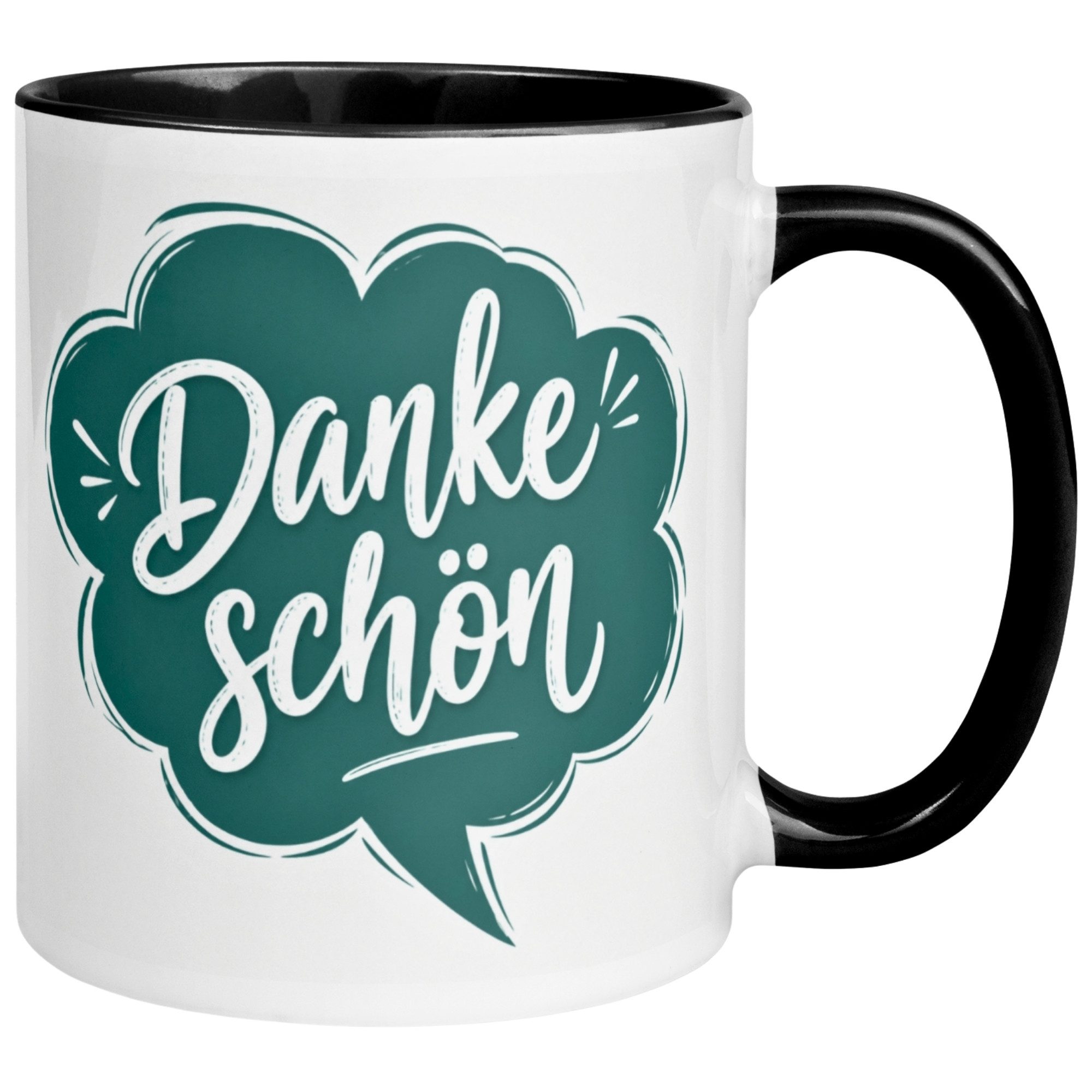 Momentals Tasse Danke – „Einfach mal ein Dankeschön“ – Dankeschön Geschenke Becher, Gratis Versand · Links-&Rechtshänder · Spülmaschinenfest