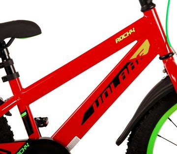 Volare Kinderfahrrad Kinderfahrrad Rocky Fahrrad für Jungen 18 Zoll Kinderrad in Rot