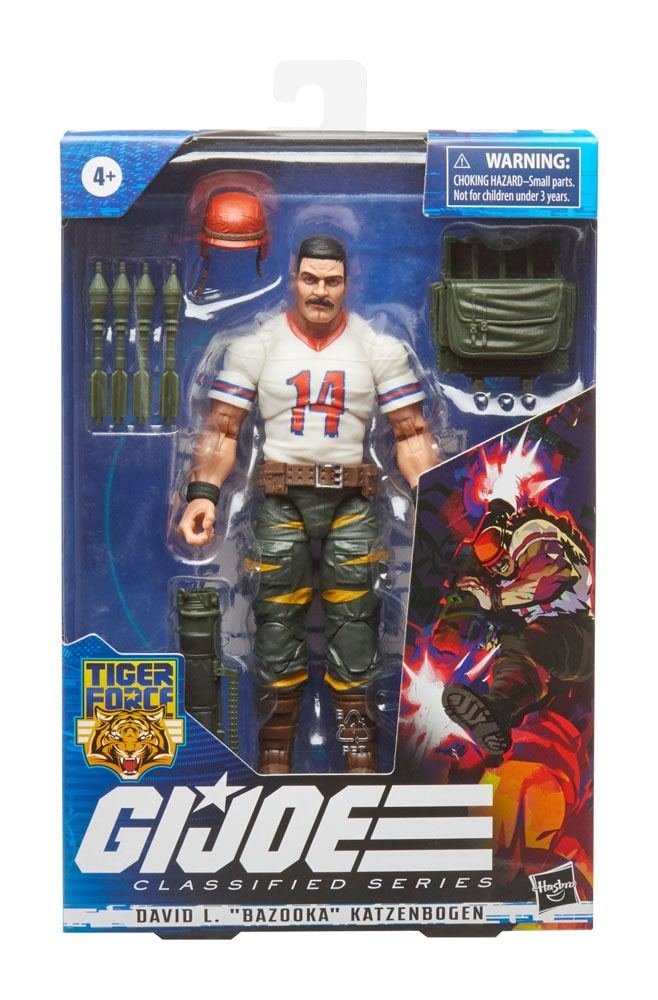 Hasbro Actionfigur G.I. Joe Classified Tiger Force David Bazooka Katzenbogen Actionfigur